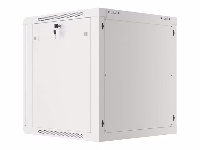 RACKSKÅP 19" VÄGGMONTERAT 12U/600X600 (FLAT PACK) V2 GRÅ LANBERG
