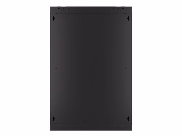 RACKSKÅP 19" VÄGGMONTERAT 18U/600X450 (FLAT PACK) MED GLASDÖRR SVART LANBERG V2