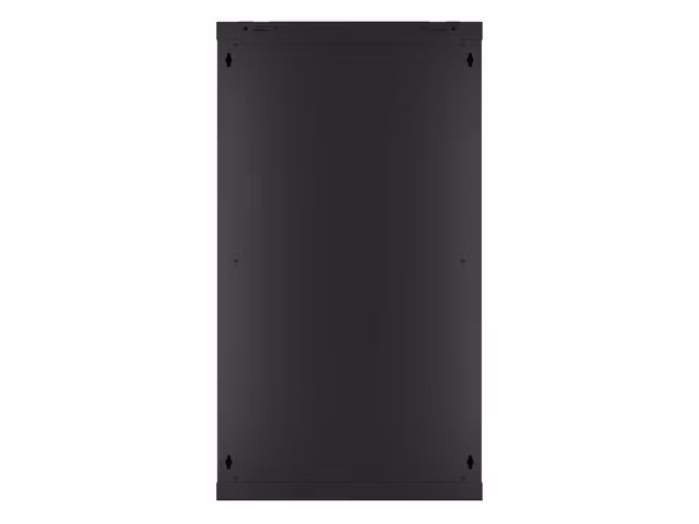 RACKSKÅP 19" VÄGGMONTERAT 22U/600X450 (FLAT PACK) MED GLASDÖRR SVART LANBERG V2