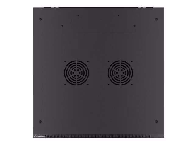 RACKSKÅP 19" VÄGGMONTERAT 22U/600X600 (FLAT PACK) SVART LANBERG V2