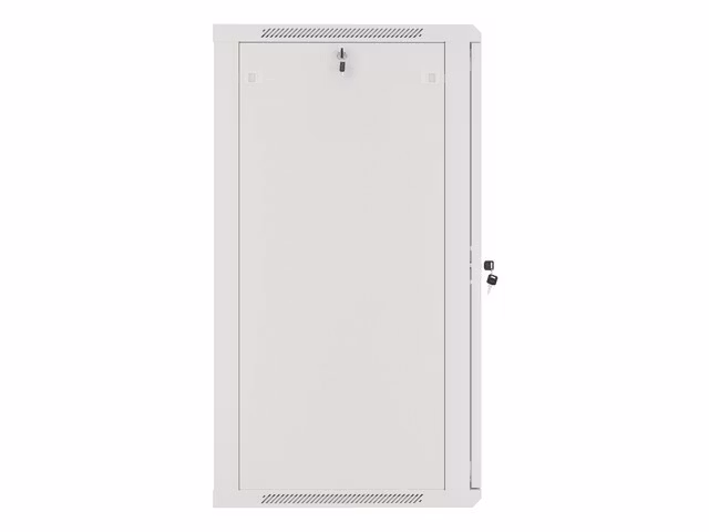 RACKSKÅP 19" VÄGGMONTERAT 22U/600X600 (FLAT PACK) MED GLASDÖRR GRÅ LANBERG V2