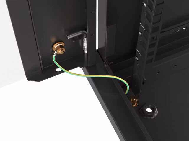 RACKSKÅP 19" VÄGGMONTERAT 22U/600X600 (FLAT PACK) SVART LANBERG V2