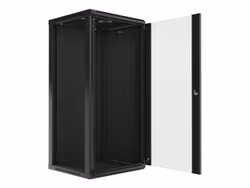 RACKSKÅP 19" VÄGGMONTERAT 27U/600X600 (FLAT PACK) SVART LANBERG V2