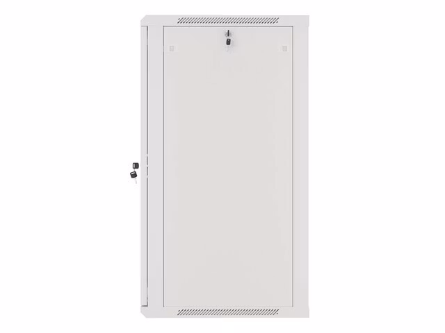 RACKSKÅP 19" VÄGGMONTERAT 22U/600X600 (FLAT PACK) MED GLASDÖRR GRÅ LANBERG V2