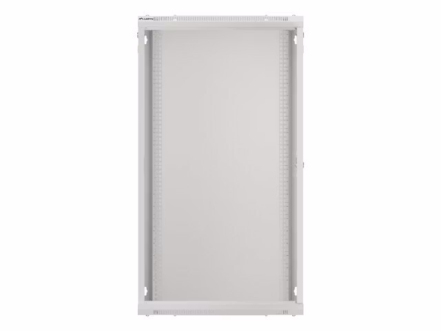 RACKSKÅP 19" VÄGGMONTERAT 22U/600X600 (FLAT PACK) MED GLASDÖRR GRÅ LANBERG V2
