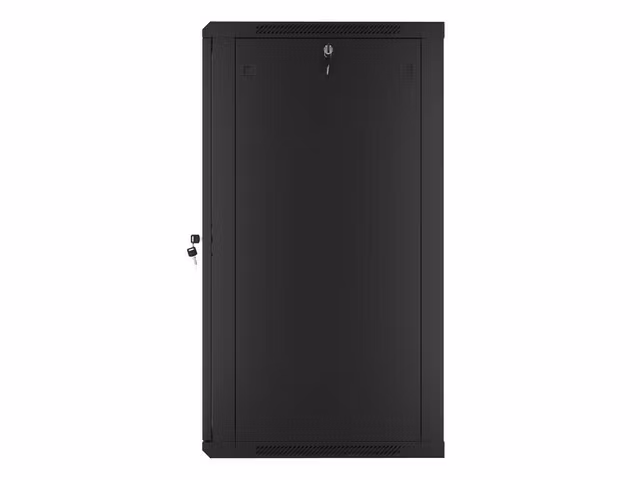 RACKSKÅP 19" VÄGGMONTERAT 22U/600X600 (FLAT PACK) SVART LANBERG V2