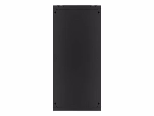 RACKSKÅP 19" VÄGGMONTERAT 27U/600X450 (FLAT PACK) MED GLASDÖRR SVART LANBERG V2