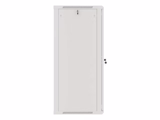 RACKSKÅP 19" VÄGGMONTERAT 27U/600X600 (FLAT PACK) MED GLASDÖRR GRÅ LANBERG V2