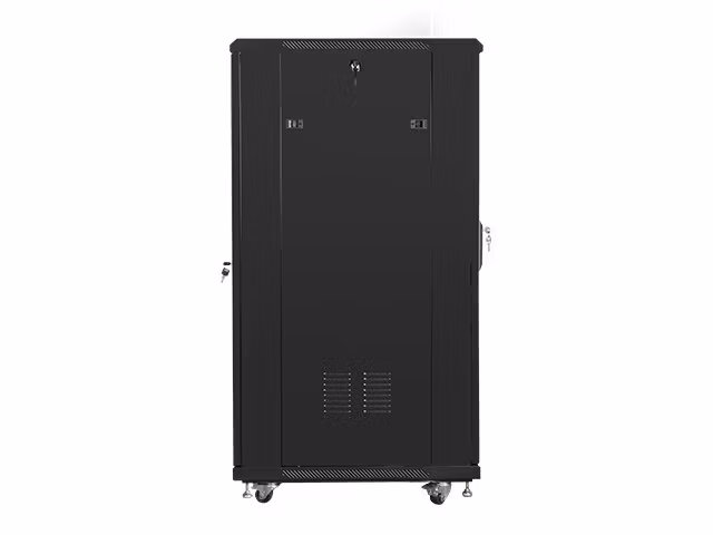 RACKSKÅP 19" FRISTÅENDE 27U/600X800 (FLAT PACK) SVART LANBERG