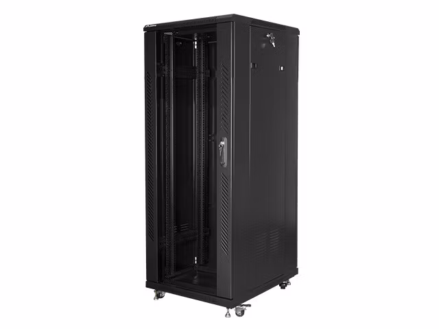 RACKSKÅP 19" FRISTÅENDE 32U/600X800 (FLAT PACK) SVART LANBERG
