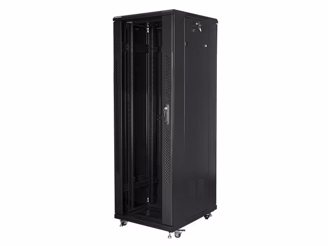 RACKSKÅP 19" FRISTÅENDE 37U/600X800 (FLAT PACK) SVART LANBERG