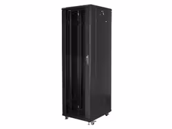 RACKSKÅP 19" FRISTÅENDE 42U/600X800 (FLAT PACK) SVART LANBERG