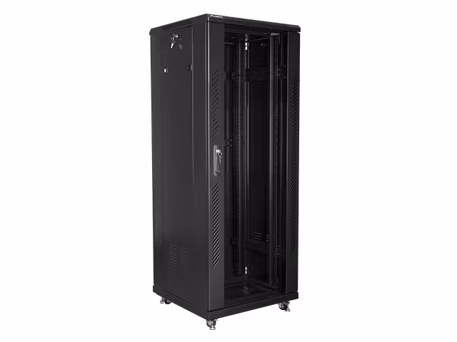 RACKSKÅP 19" FRISTÅENDE 32U/600X600 (FLAT PACK) SVART LANBERG