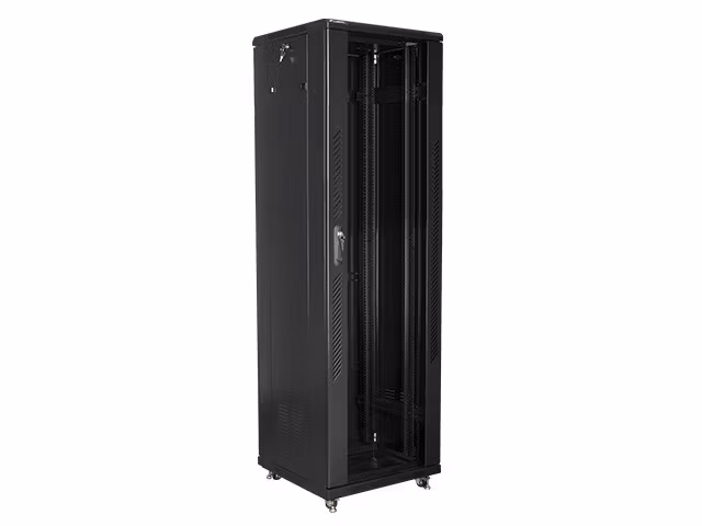 RACKSKÅP 19" FRISTÅENDE 42U/600X600 (FLAT PACK) SVART LANBERG