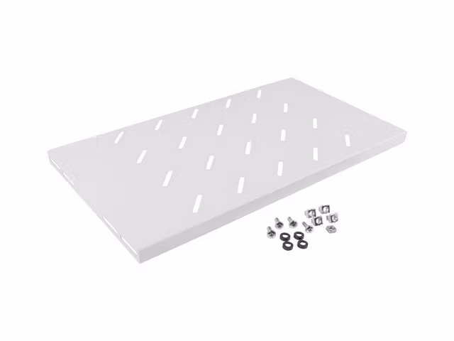 19" FAST HYLLPLAN 1U/486X270MM MAX LASTKAPACITET UPP TILL 120KG GRÅ LANBERG
