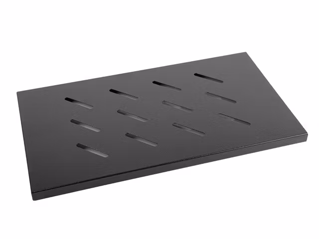 19" FAST HYLLPLAN 1U/465X315MM MAX LASTKAPACITET UPP TILL 120KG SVART LANBERG