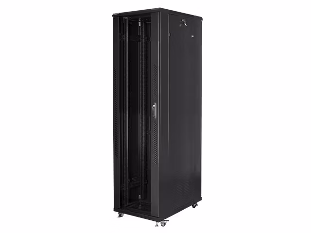 RACKSKÅP 19" FRISTÅENDE 47U/800X1000 (FLAT PACK) SVART LANBERG