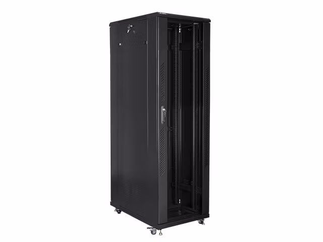 RACKSKÅP 19" FRISTÅENDE 42U/800X1000 (FLAT PACK) SVART LANBERG