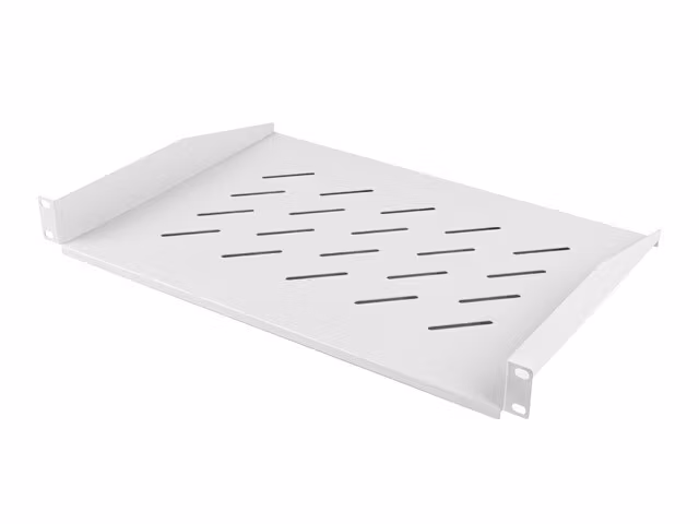 19" FAST HYLLPLAN 1U/483X315MM MAX LASTKAPACITET UPP TILL 25KG GRÅ LANBERG