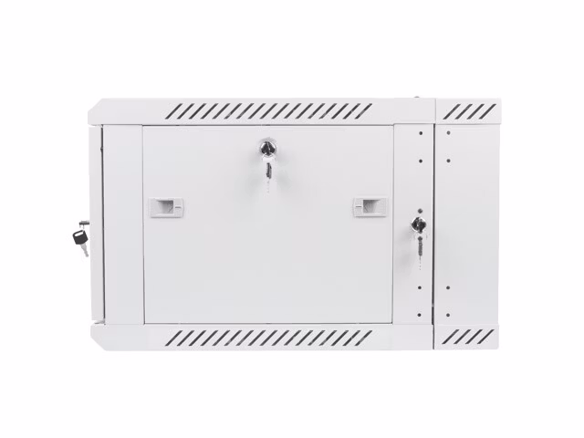 RACKSKÅP 19" VÄGGMONTERAT MED DUBBLA SEKTIONER 6U/600X600 (FLAT PACK) GRÅ LANBERG