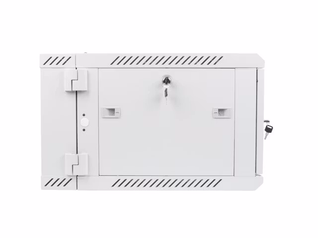 RACKSKÅP 19" VÄGGMONTERAT MED DUBBLA SEKTIONER 6U/600X600 (FLAT PACK) GRÅ LANBERG