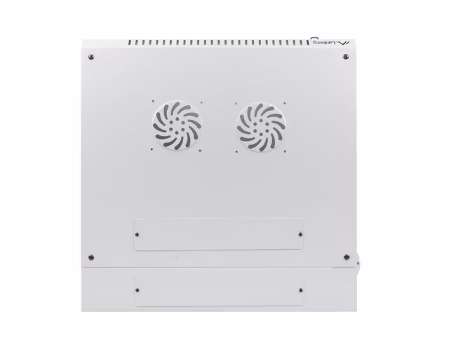 RACKSKÅP 19" VÄGGMONTERAT MED DUBBLA SEKTIONER 9U/600X600 (FLAT PACK) GRÅ LANBERG