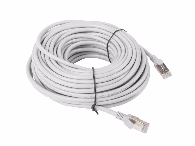 PATCHKABEL CAT.5E UTP 20M GRÅ FLUKE PASSED LANBERG