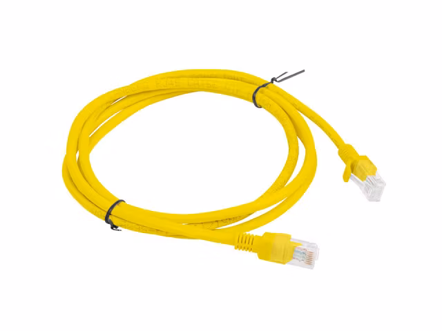PATCHKABEL CAT.5E UTP 1,5M GUL FLUKE PASSERADE LANBERG