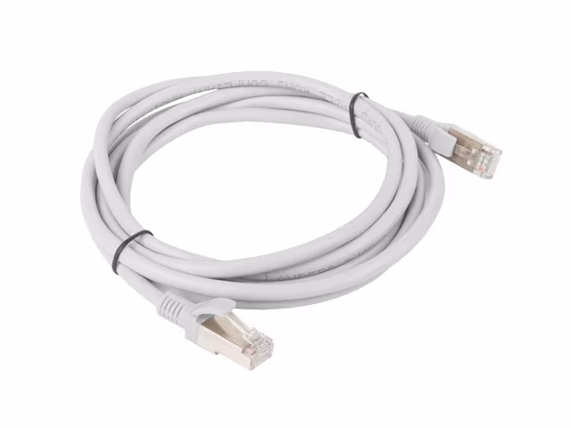 PATCHKABEL CAT.5E FTP 2M GRÅ FLUKE PASSERADE LANBERG