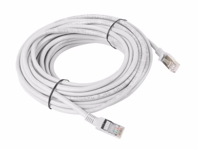 PATCHKABEL CAT.5E FTP 10M GRÅ FLUKE PASSERADE LANBERG