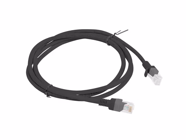 PATCHKABEL CAT.5E UTP 1,5M SVART FLUKE PASSERADE LANBERG