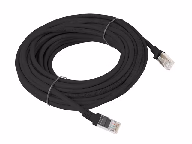 PATCHKABEL CAT.5E UTP 10M SVART FLUKE PASSERADE LANBERG