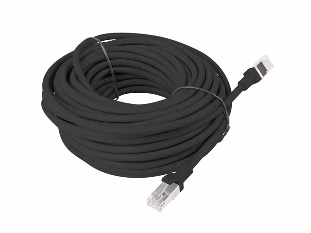 PATCHKABEL CAT.5E UTP 15M SVART FLUKE PASSERADE LANBERG