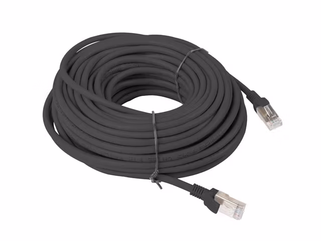 PATCHKABEL CAT.5E UTP 20M SVART FLUKE PASSERADE LANBERG