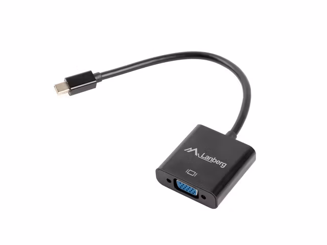 HDMI(M)->VGA(F)+MINIJACK 3,5MM(F) ADAPTERKABEL 20CM LANBERG