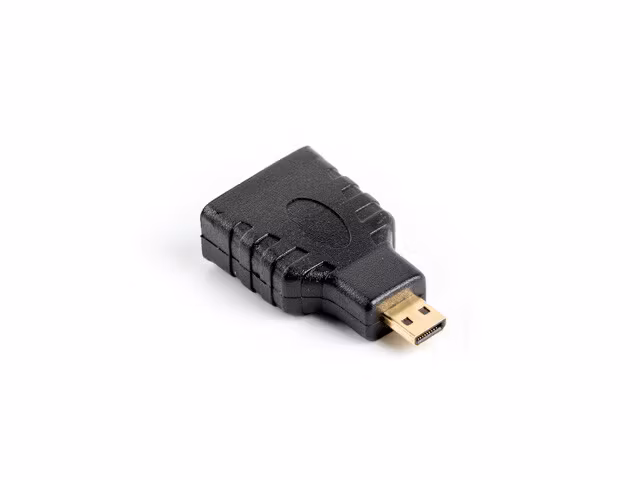 HDMI(F)->HDMI MICRO(M) ADAPTER SVART LANBERG