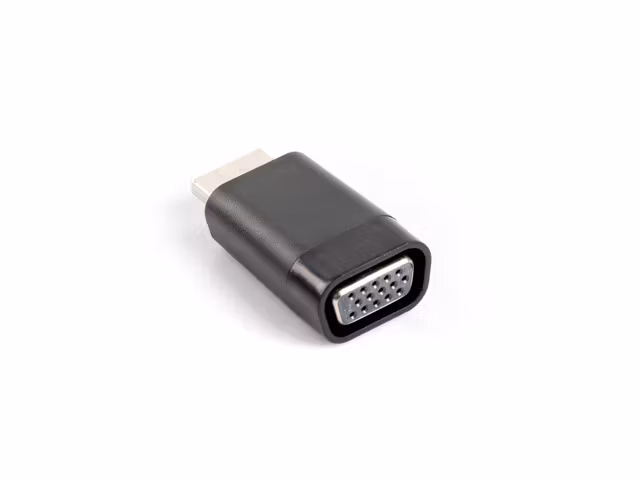 HDMI(M)->VGA(F) ADAPTER SVART LANBERG