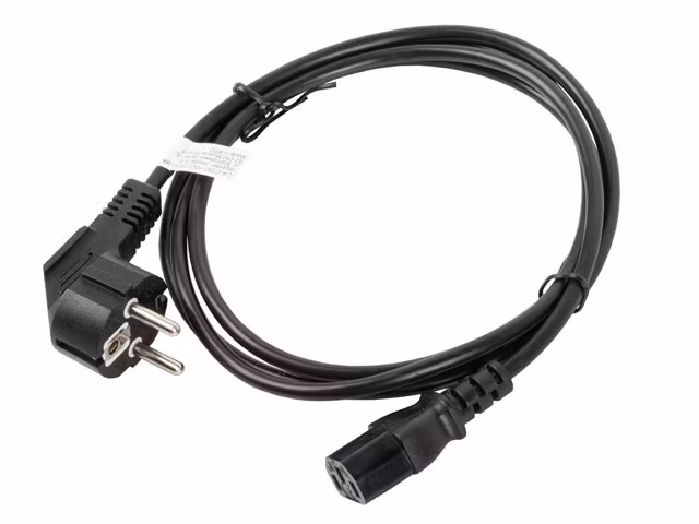 CEE 7/7->IEC 320 C13 NÄTSLADD 1,8M SVART LANBERG