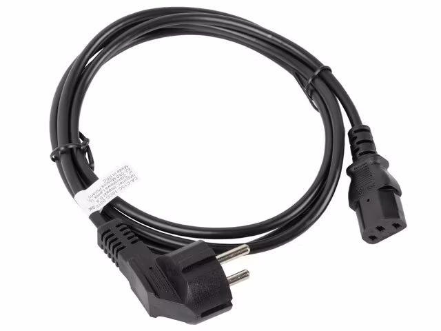 CEE 7/7->IEC 320 C13 NÄTSLADD 1,8M SVART LANBERG