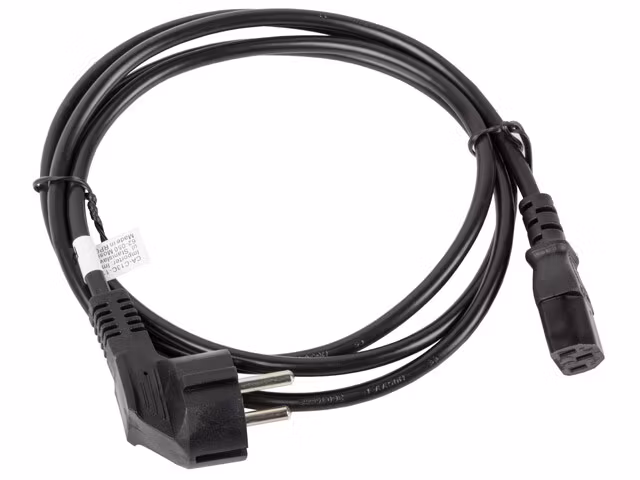 CEE 7/7->IEC 320 C13 NÄTSLADD 1,8 M VDE SVART LANBERG