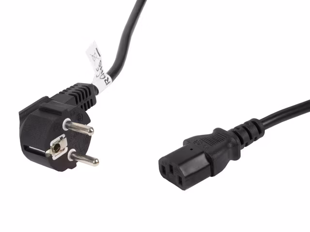 CEE 7/7->IEC 320 C13 NÄTKABEL 5M VDE SVART LANBERG