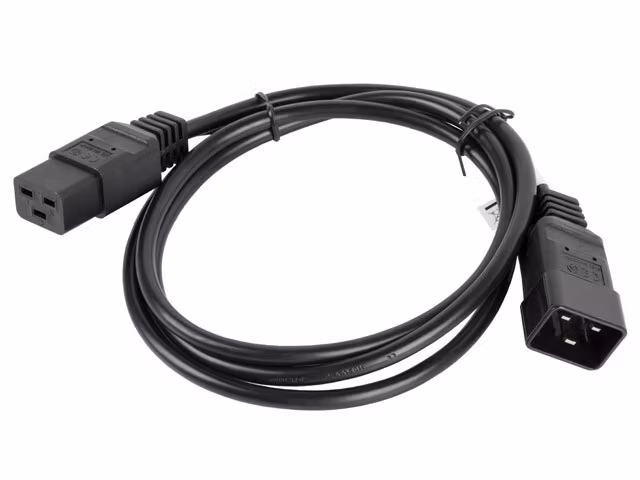 IEC 320 C19->C20 KABEL 1,8M VDE SVART LANBERG