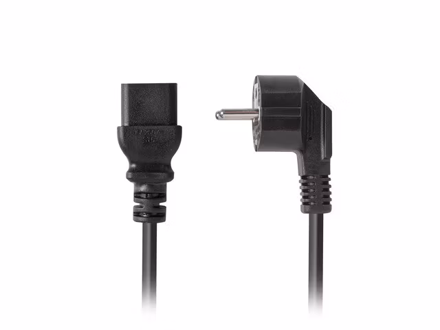 CEE 7/7->IEC 320 C19 NÄTSLADD 1,8M 16A VDE SVART LANBERG