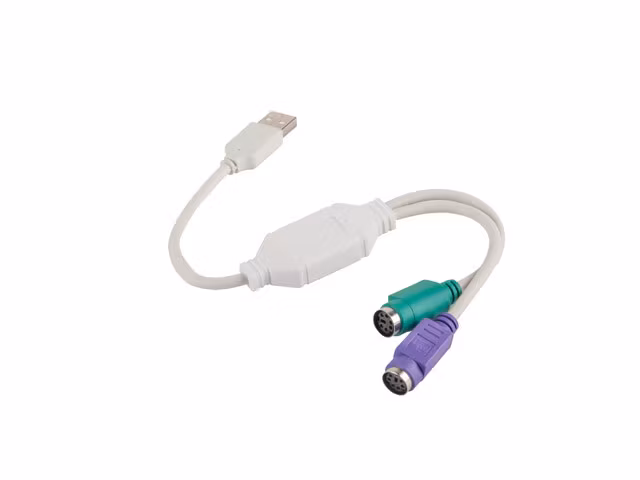 USB-A(M) 2.0->2X PS/2 ADAPTER VIT LANBERG