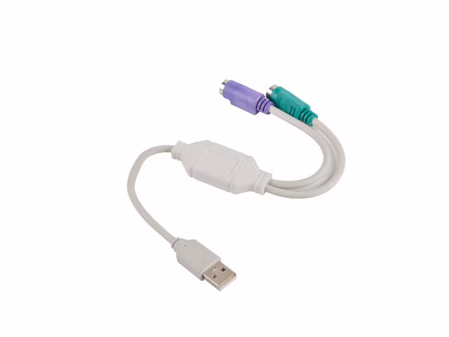 USB-A(M) 2.0->2X PS/2 ADAPTER VIT LANBERG