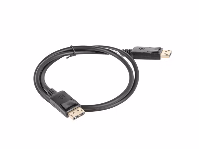 DISPLAYPORT M/M KABEL 19 PIN V1.2 1M 4K SVART LANBERG