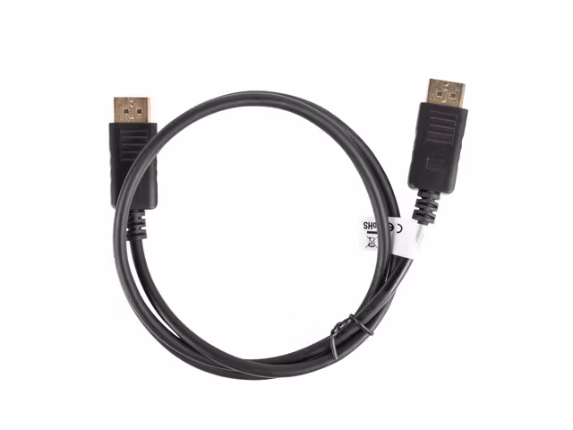 DISPLAYPORT M/M KABEL 19 PIN V1.2 1M 4K SVART LANBERG