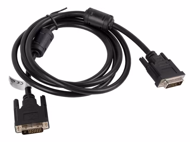 DVI-D(M)(24+1)->DVI-D(M)(24+1) KABEL 1,8M SVART DUAL LINK LANBERG