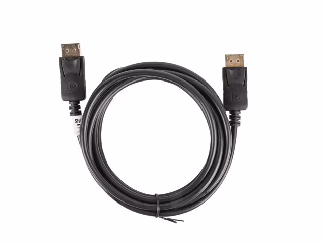 DISPLAYPORT M/M KABEL 19 PIN V1.2 3M 4K SVART LANBERG