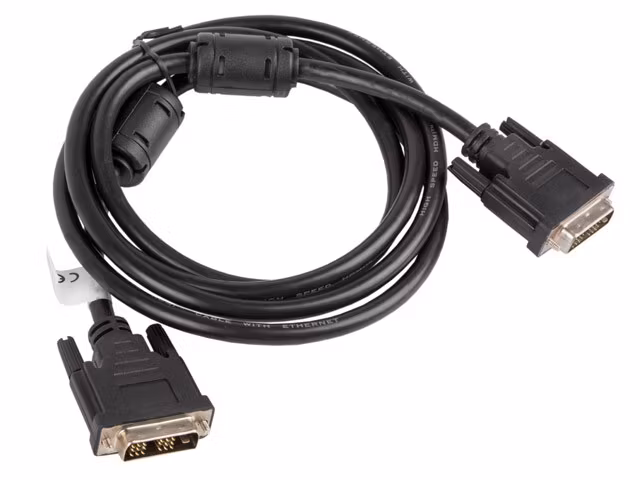 DVI-D(M)(18+1)->DVI-D(M)(18+1) KABEL 1,8M SVART ENKEL LÄNK LANBERG